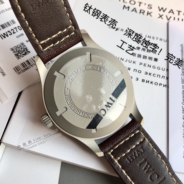 萬國飛行員馬克十八傳承腕表 IW327006 IWC經典款男士腕表  gjs2046